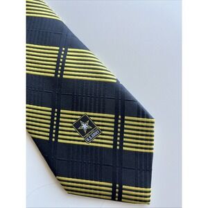 Eagles Wings Tie Men's U.S.‎ Army Polyester 58x4" Necktie Black Yellow